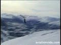 Ski Gliding down a mountain with wings
