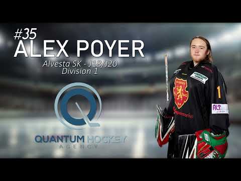 Alex Poyer (#31): 2021-22 Alvesta SK J18 & J20 Sweden Div 1
