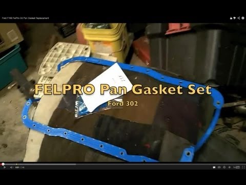 Ford F150 FelPro Oil Pan Gasket Replacement