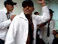 en el camerino antes a salir a bailar!!!! NOVATADA 2008