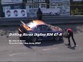 Drifting Nissan Skyline R34 GT-R