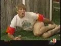 Stuart goes swimming