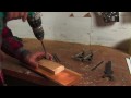 Using a spade bit in a drill is a good way to drill large holes quickly, but drilling too far can ruin a clean piece of wood. Use spade bits on your power drill safely and without damaging underlying surfaces with instructions from an experienced builder in this free video on carpentry tools.