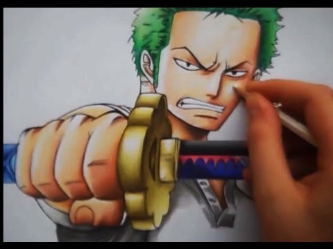 how to draw zoro