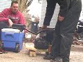 Yamaha Blaster Engine Bench test after rebuild