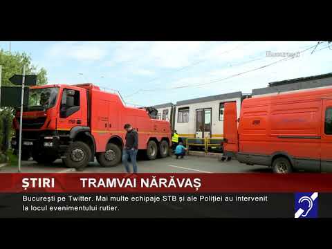 Un tramvai de pe linia 41 din București a deraiat