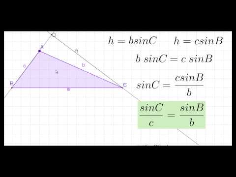 how to prove the law of sines