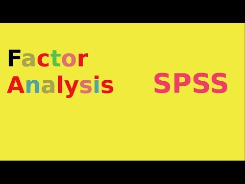 how to perform factor analysis in spss