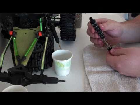 how to change shock oil rc