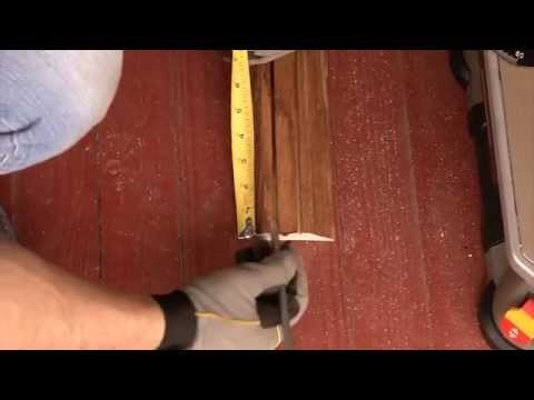 how to replace a threshold on an exterior door