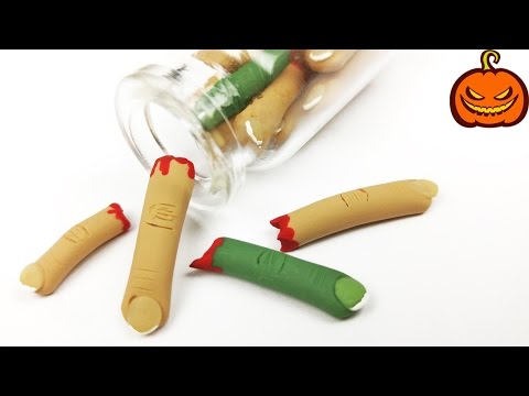 DIY BLOODY FINGERS IN A BOTTLE HALLOWEEN 