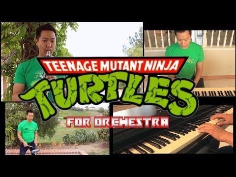gsmaestro - Original TMNT Cartoon Theme Song arranged for Orchestra. Composed by Dennis Brown & Chuck Lorre Arranged & Performed by George Shaw Awesome Turtles T-shirts ...
