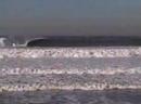 Wave tow in El Porto, Southern California