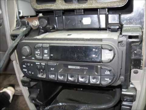 Installation of an aftermarket stereo in a 2001 Dodge Grand Caravan