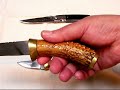 three custom made knives made by bill mchenry early in his knife making career.