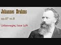 Brahms Unbewegte, laue Luft, op 57 no 8