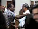 mestre wilson moreira chegando no anhanguera, na 1� roda de samba do projeto anhanguera d� samba.