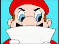 Mario forgets his lines.