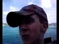 Getting off the ship in St. Maarten, showing scenery