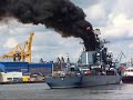 Rosyjski niszczyciel w Gdyni