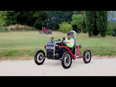 Testfahrt mit dem Kletterauto