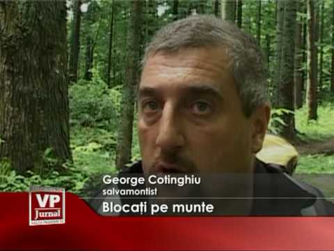 Blocaţi pe munte