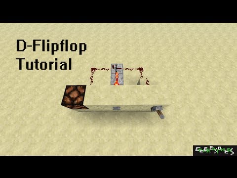 how to make a jk flip flop in minecraft