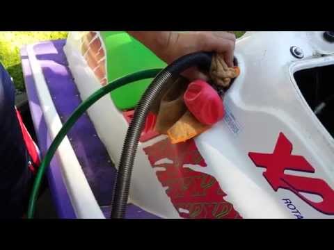 how to drain seadoo fuel tank