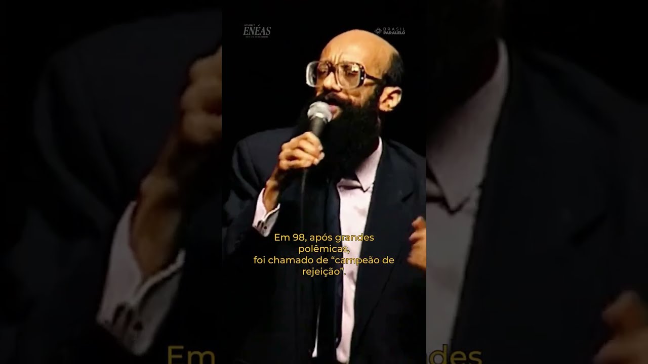 Enéas Carneiro teve só quinze segundos pra falar com o Brasil