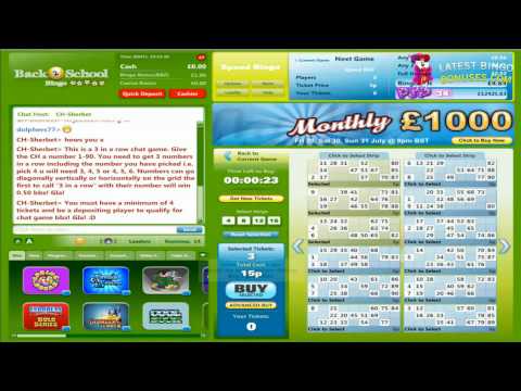 Back2School Bingo Video Review