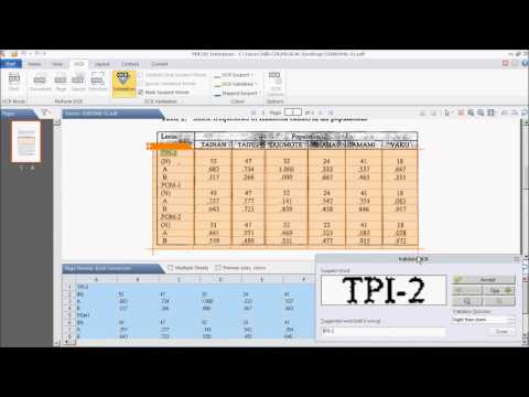 how to turn pdf into excel