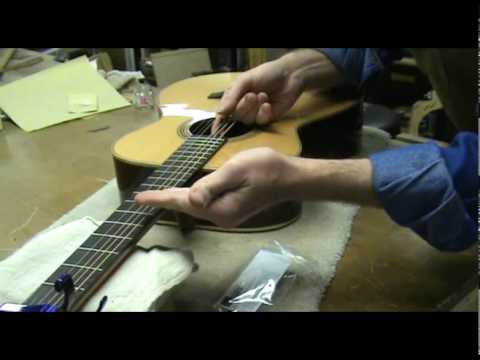 how to adjust action on guitar