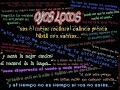 Letra de la cancion Miras sin ver - Ojos Locos