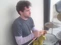 Purl Drummer Knits and Plays at Maker Faire