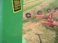 John Deere 4020 Raking hay