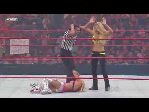 Mickie James and Kelly Kelly vs Jillian Hall and Katie Lea