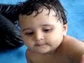 Maera splashing in Water-tub