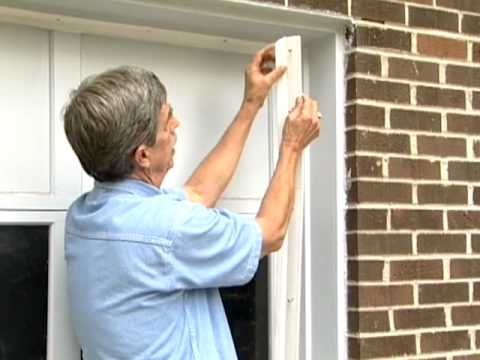 how to weather seal garage door