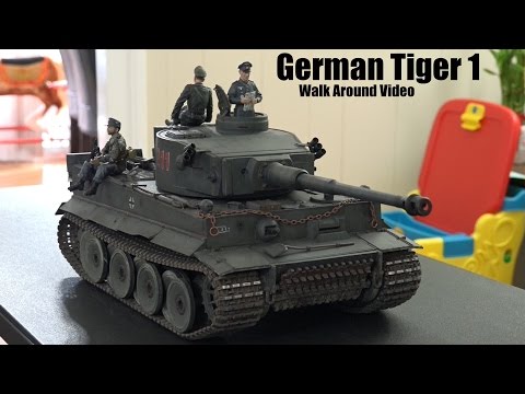 RC Cars, Trucks and Tanks: WWII German Tiger 1 Early Version Walk Around Video