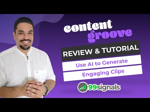 Watch 'ContentGroove Review & Demo: Generative AI to Create Highlights from Longer Videos (Lifetime Deal) - YouTube'