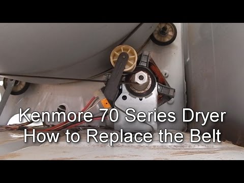 how to replace belt kenmore dryer