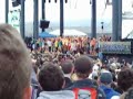M.I.A. with tons of fans on stage @ Sasquatch 2008