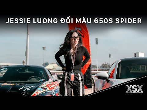 Jessie Luong đổi màu McLaren 650S Spider, lai lịch chiếc xe cũng gây ấn tượng không kém | XSX