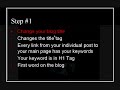 Promote Your Blog With Blog SEO