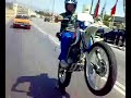 HONDA XR 250R WHEELING OF DIONISIS DEIMEZIS COLONOS CITY