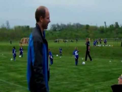 Soccer - It was so nice to see so many kids out on the field before the main game we televised.