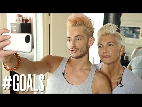 Frankie Grande Selfie Workout | #GOALS w/ Stacey Griffith