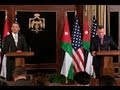 President Obama Holds a Press Conference with King Abdullah II of Jordan
