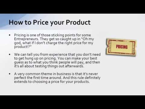 how to decide how to price a product