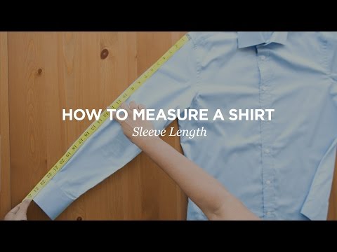 how to measure arm length for shirt